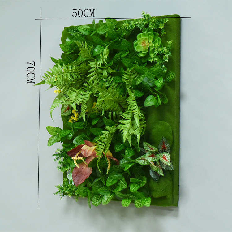 仿真植物背景墙餐厅墙面装饰墙上绿植壁挂植物墙创意立体挂饰壁饰