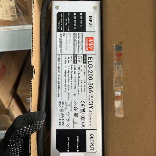 议价明纬ELG-200-36A 3Y防水LED驱动电源36V 2可维修