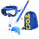 潜水镜套装 配双肩包绵纶布泳帽浮潜游泳护目镜男女8021 儿童款