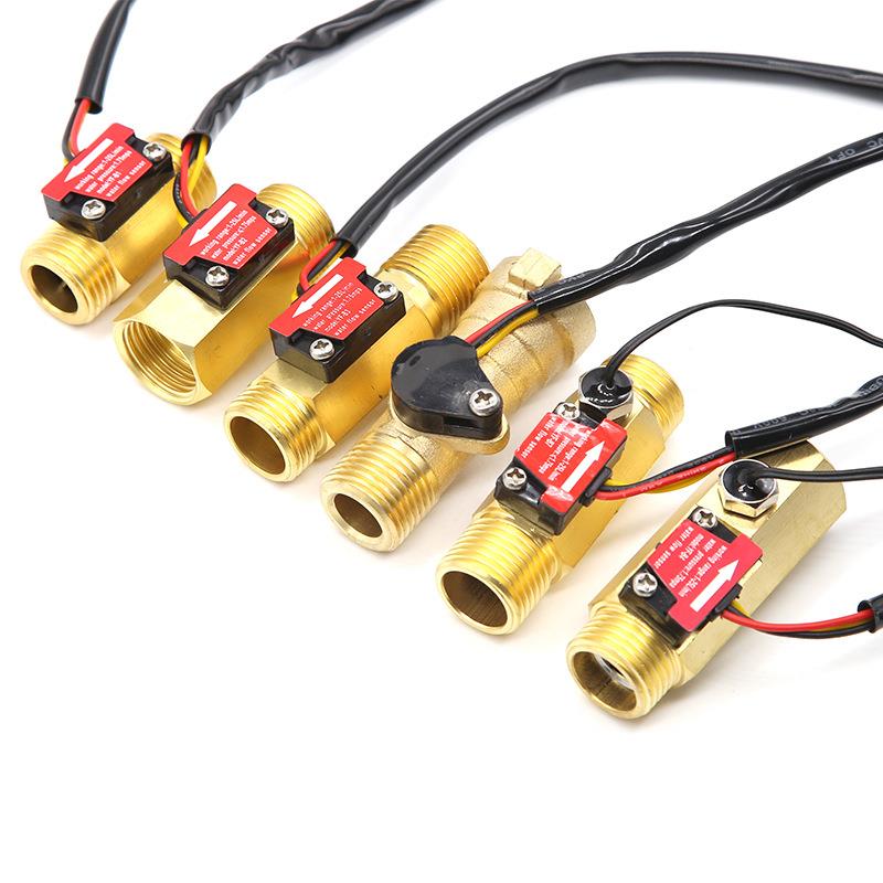 江4分管感铜系列帝电磁流量计霍流OQJ量传器热水尔器饮水机G1/2螺