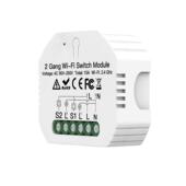 wifi涂鸦智能开关通断器app定时遥控2路双控开关面板开关智能模组