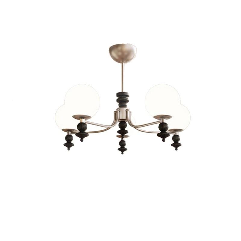 高法式复古客691厅吊具级感灯魔豆大厅主灯美式端简约高卧室书房