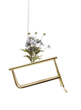 简约现代单瓶手提酒架创意金属电镀家居样板间客厅餐厅桌面摆件