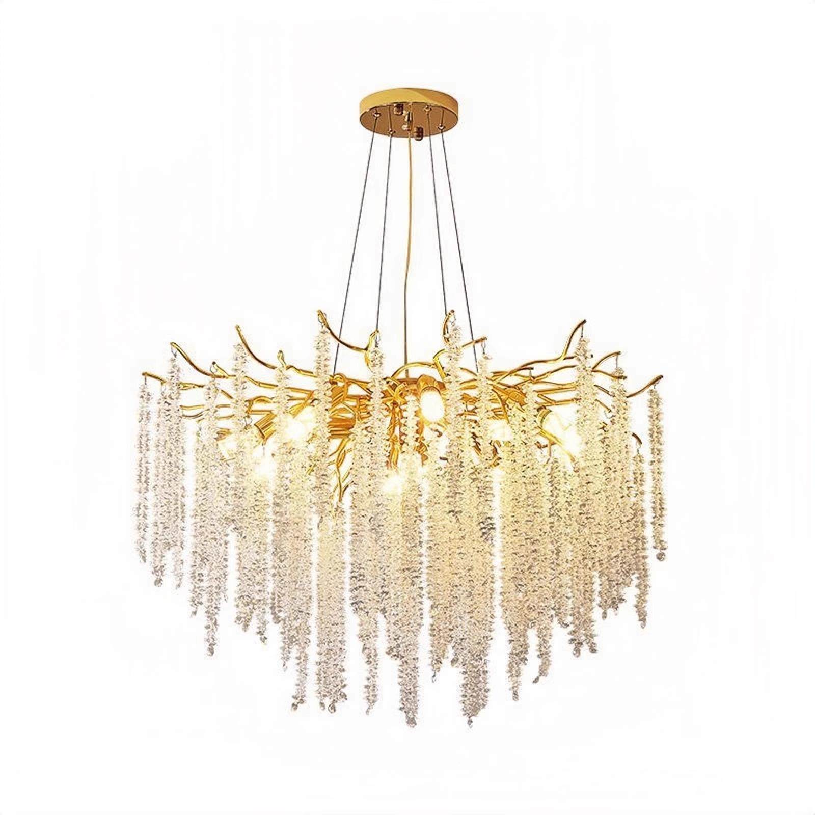 吊灯客厅高级感灯具流苏灯复式楼客厅现代简约卧室餐厅树枝吊灯,家装灯饰光源,智能吊灯,淘宝优惠券,粉丝福利购,淘宝优惠卷