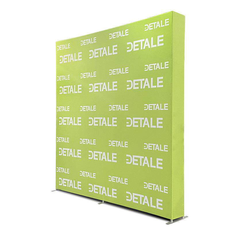 展会架子广告牌直播间直播背景发光广告幕处形象布展架快展示架墙