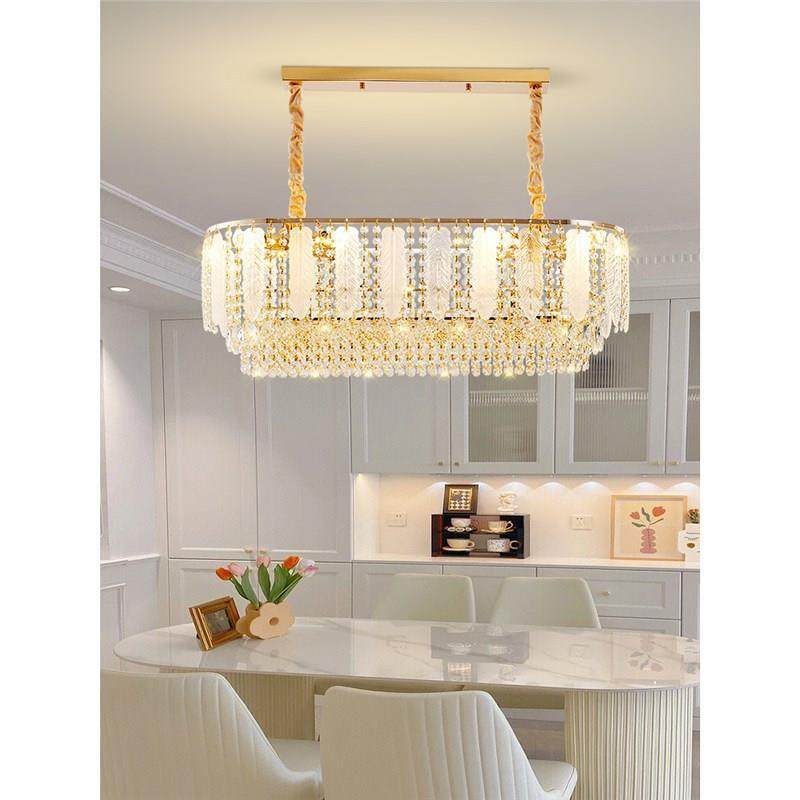 吸顶水晶吊灯简约餐厅卧室客厅现代,家装灯饰光源,智能吊灯,淘宝优惠券,粉丝福利购,淘宝优惠卷