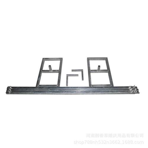 婚庆背景架加厚镀锌方管背景伸缩杆镀锌方管直播拍摄帷幔背景架
