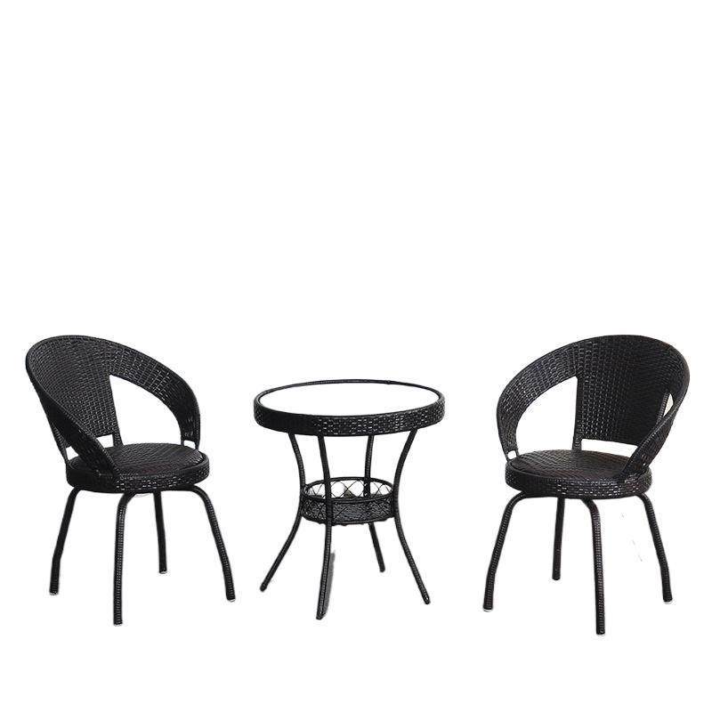 简易阳台小茶桌家用小户型喝茶桌客厅藤编小茶几桌椅组合玻璃圆形,商业/办公家具,商用藤编家具,淘宝优惠券,粉丝福利购,淘宝优惠卷