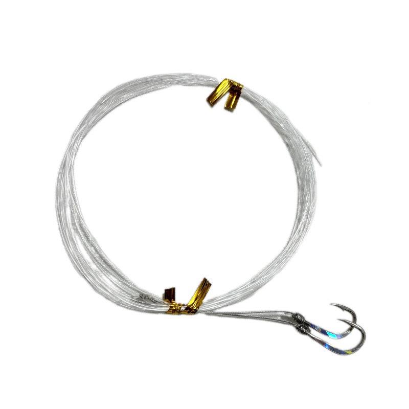 哈雅萨habyausa串炫彩单QH-180钩钢丝线布绑好子线钩海钓放钩流串