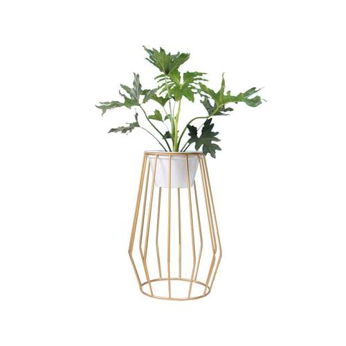 厂家直销北欧风格款铁艺花架支架金属花器室内装饰创意客厅置物架