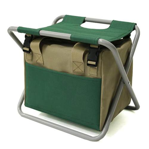 货源多功能可拆卸花园凳大容量折叠凳钓鱼凳园林工具地摊凳