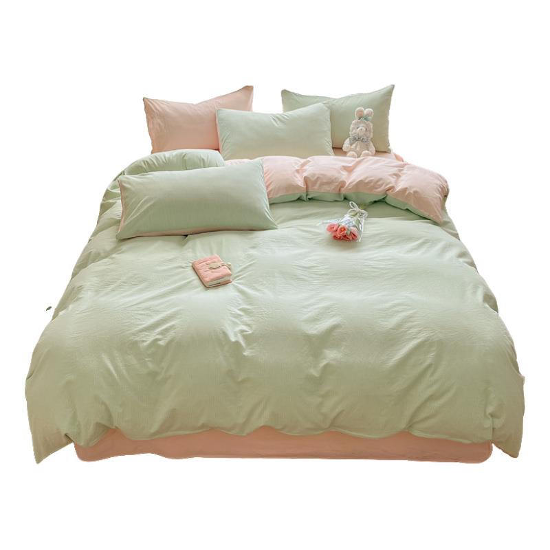 纯棉被套单件50x20x230全棉被单双人床学生121罩宿0舍三1四件套