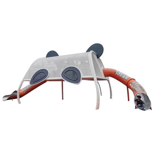 户外大型不锈钢滑梯儿童组合滑梯小区景区无动力游乐设备厂家