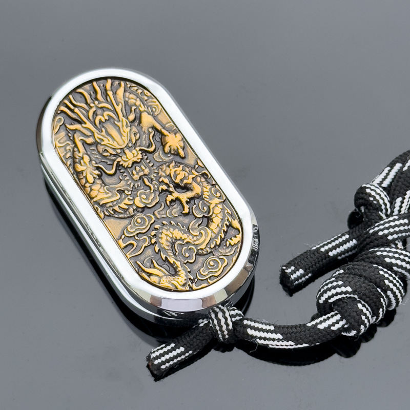 飞龙edc解压玩具推牌金属旋转