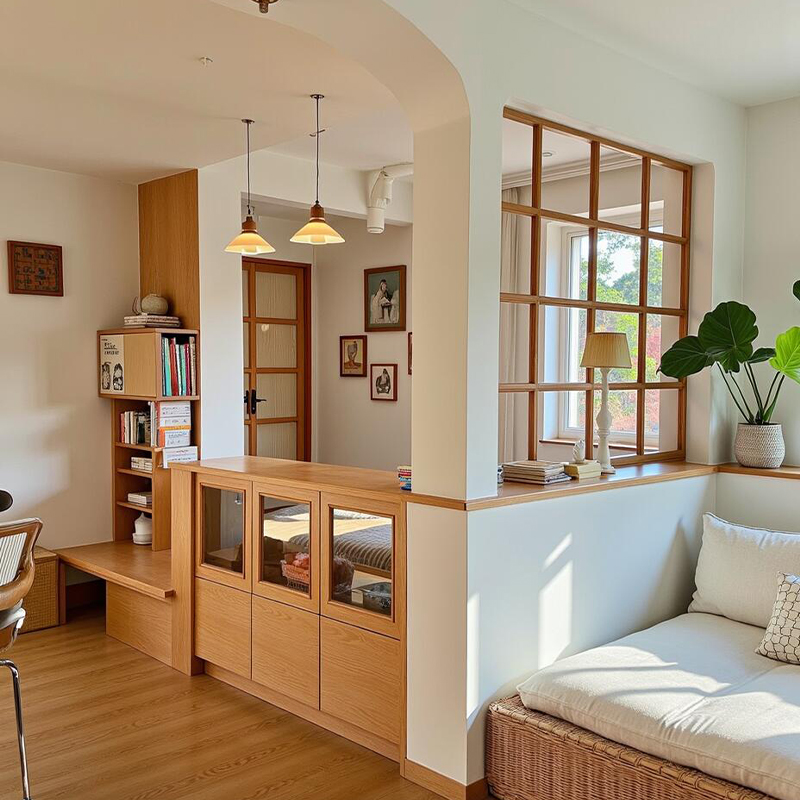 进口实木健康安全极速发货隔断窗