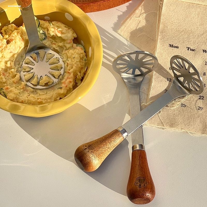 304不锈钢压土豆泥神器压泥器厨房捣泥器婴儿辅食捣碎工具压薯器