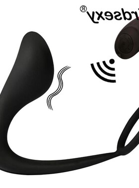 Silicone Male Prostate Massager Vibrating Butt Plug Anal Vib