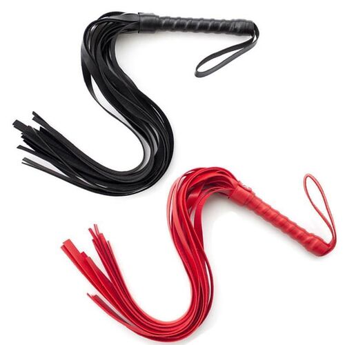 PU Leather Fetish Bondage Whips Lash Flogger BDSM Products F