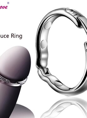 Magnet Cock Ring Metal Penis Sleeve For Male Extender Penis