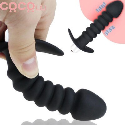 Anal Vibrator Prostate Massage Bead Single Vibration Modes f