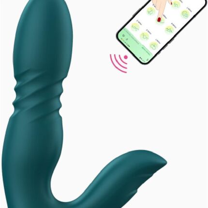 Male Thrusting Prostate Massager Telescopic Anal Vibrator me
