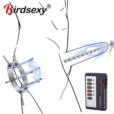 Electric Shock Anal Vagina Plug Urethral Catheter Penis Plug
