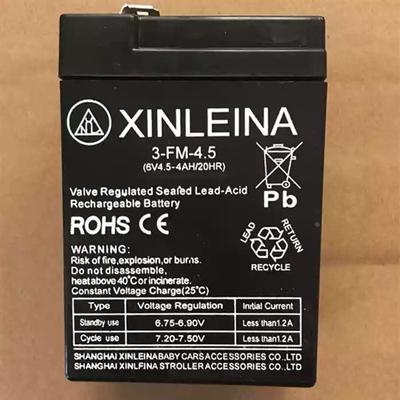 XINLEINA 3-FM-4.5 6V4.5AH/20HR 儿童电动童车电瓶铅酸蓄电池 6V
