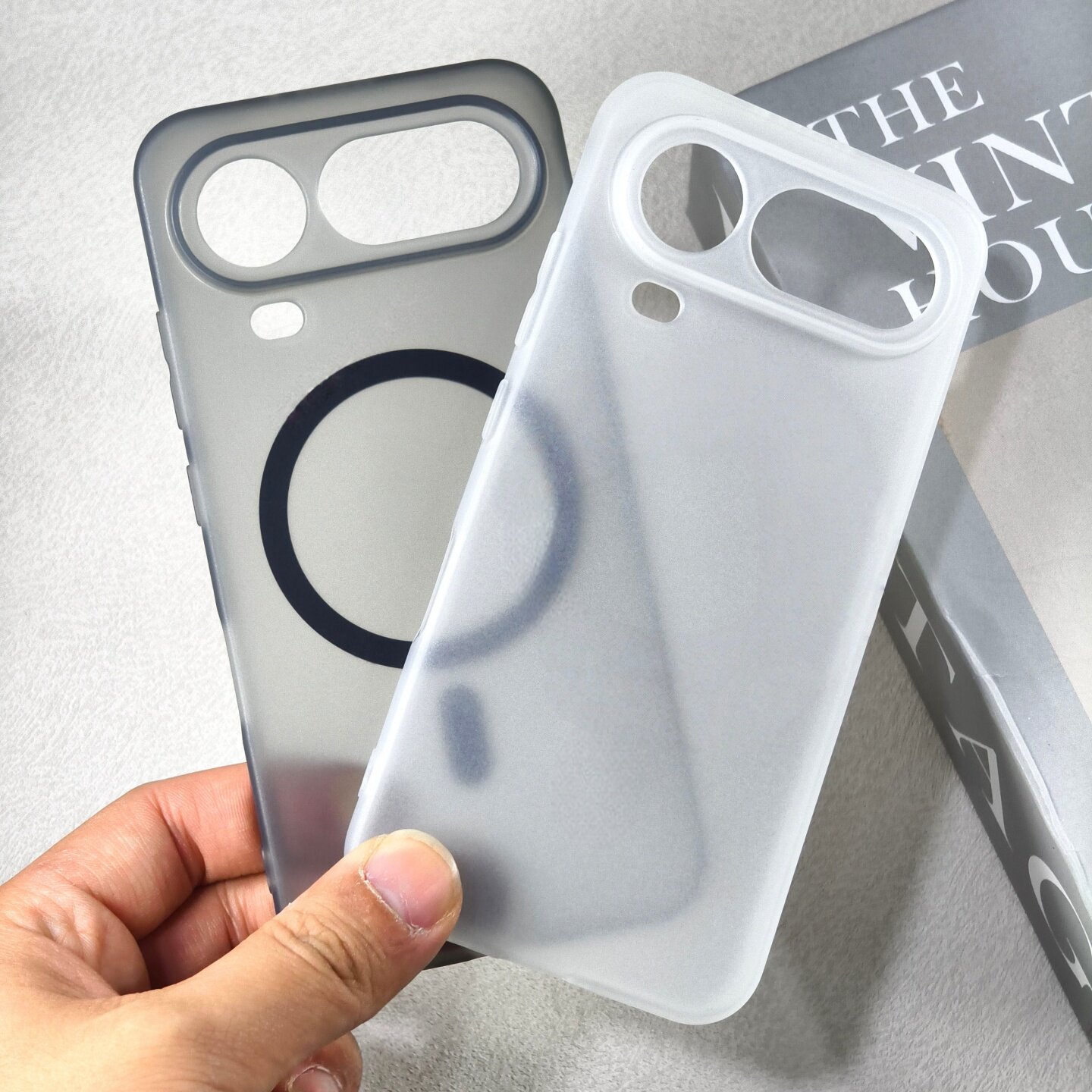 适用荣耀magic8proair手机壳新款hoor半透明超薄软壳power2精孔镜头winRT全包防摔保护套500磨砂高级感男女款