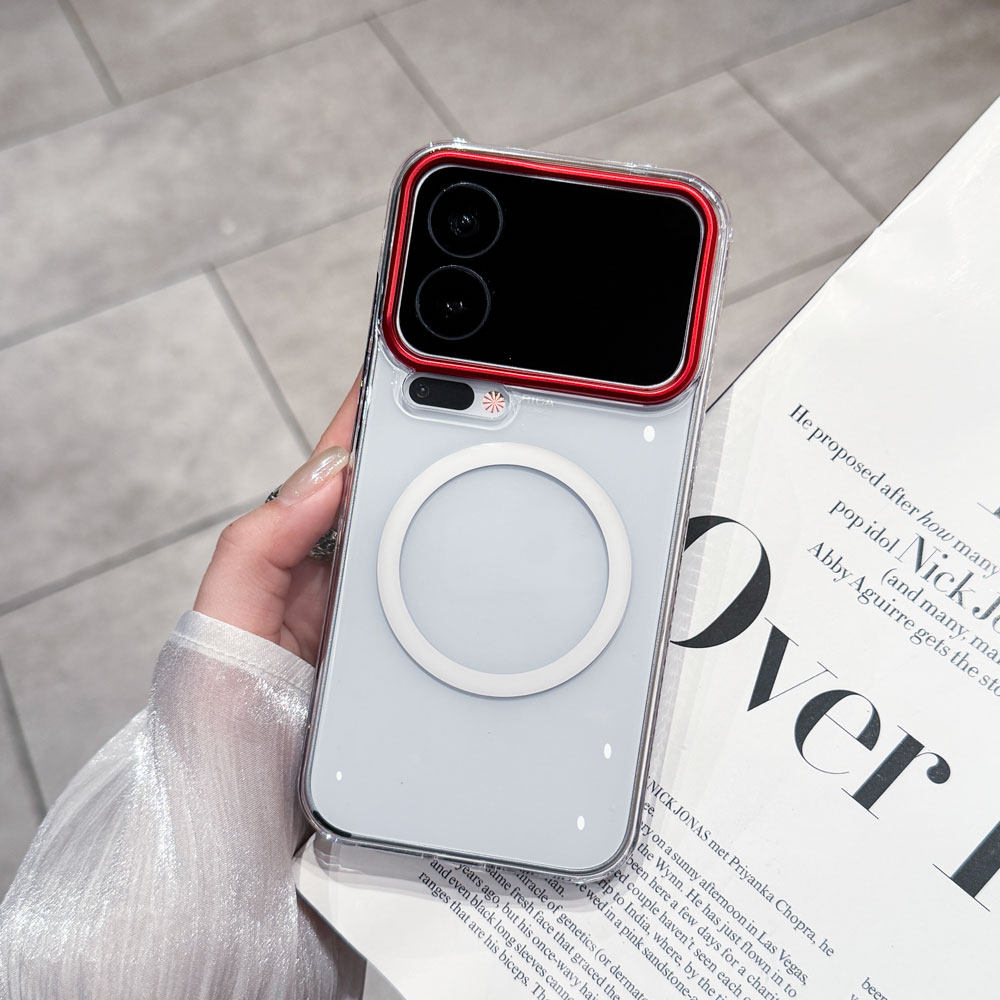 适用小米17promax手机壳新款xiaomi透明磁吸超薄硬壳17pro高级感17ultra红色镜头款全包防摔保护套15男女爆款