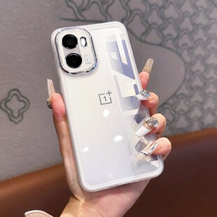 13男女蓝2 15保护套ace5pro超薄全包边框ace3自带镜头膜1 电镀魅眼适用一加ace6手机壳新款 透明高级感软壳1