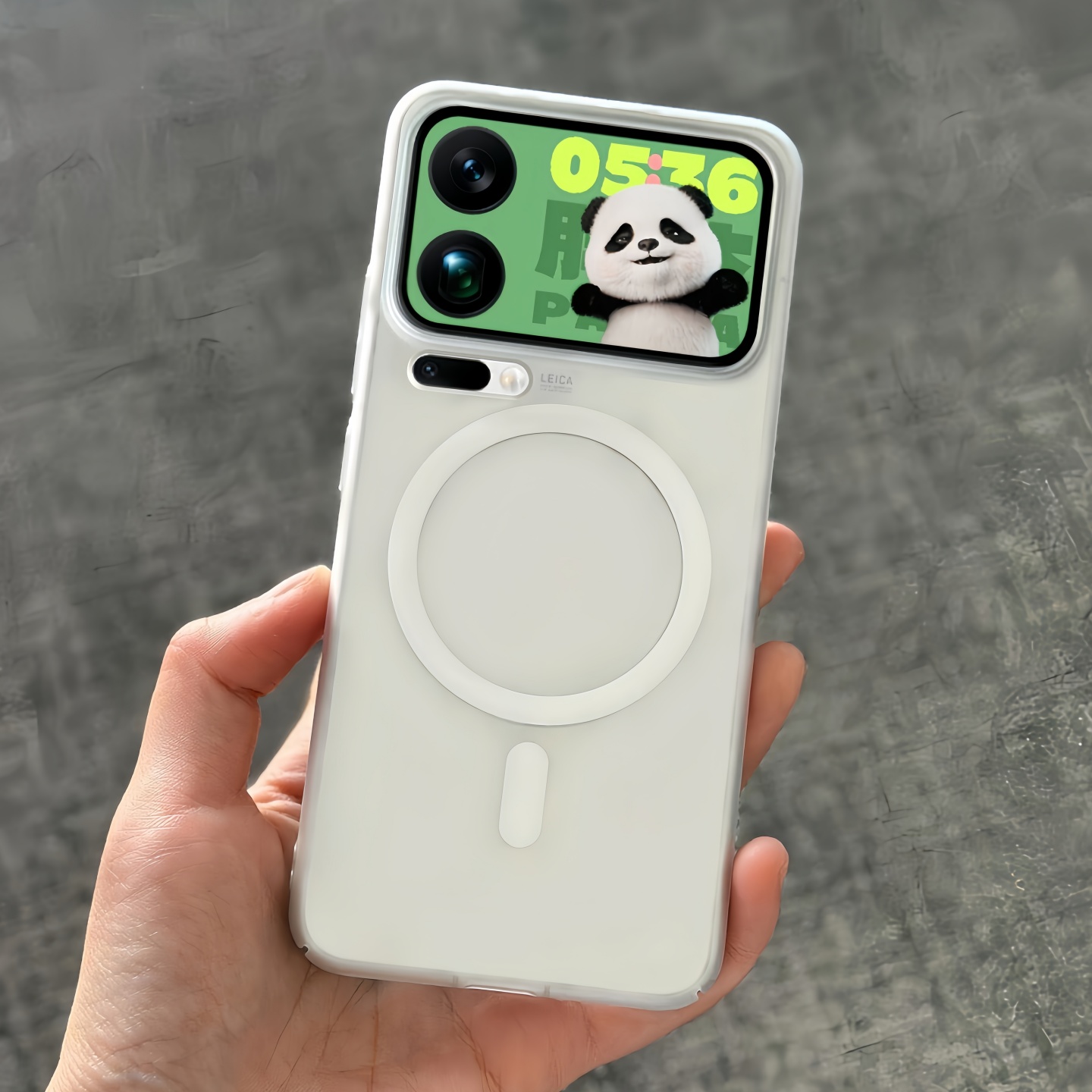 适用小米17超薄冰雾磁吸全包硬壳