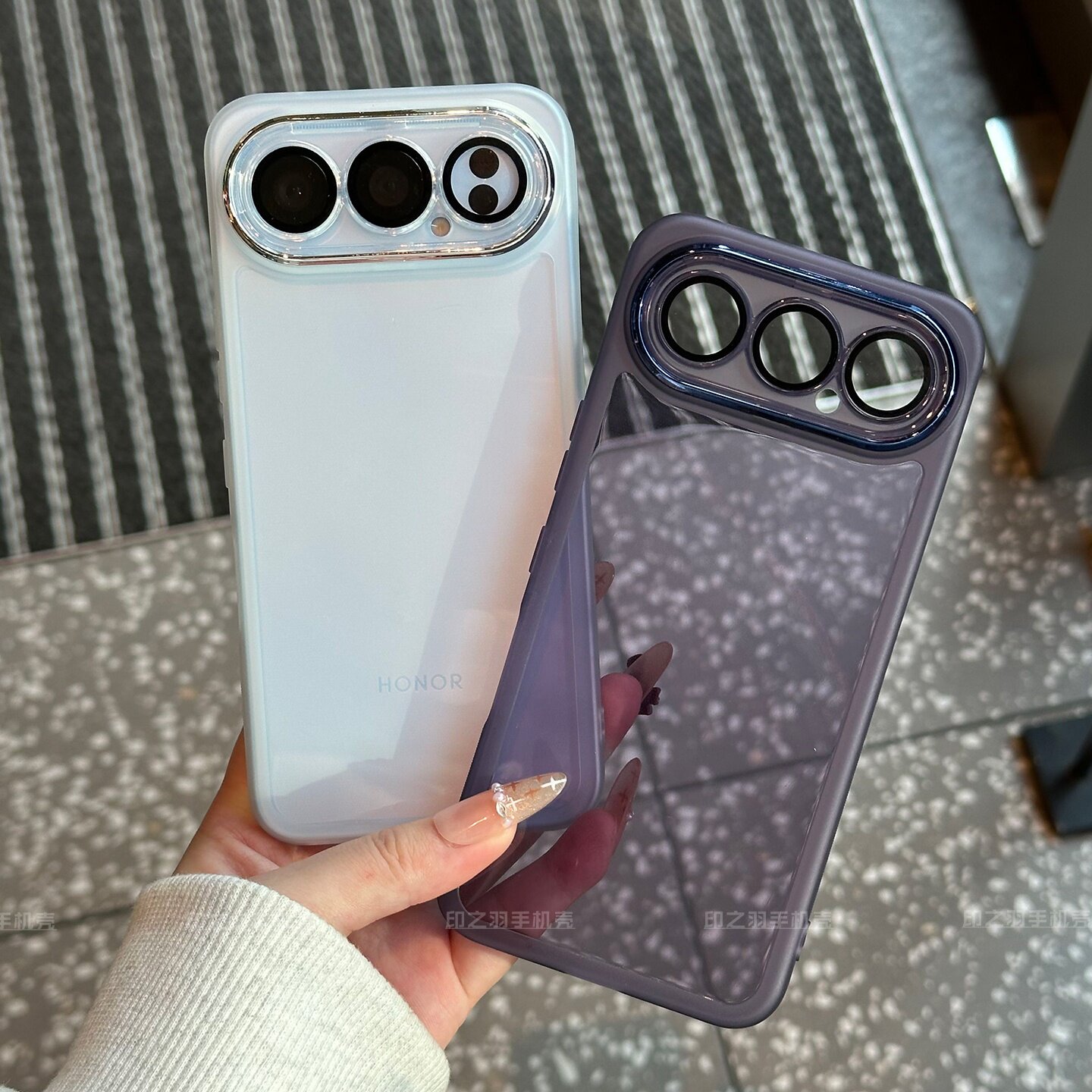 自带镜头膜软壳适用荣耀500手机壳新款超薄透明honor500pro防滑边高级感荣耀winRT全包防摔保护套400pro女款