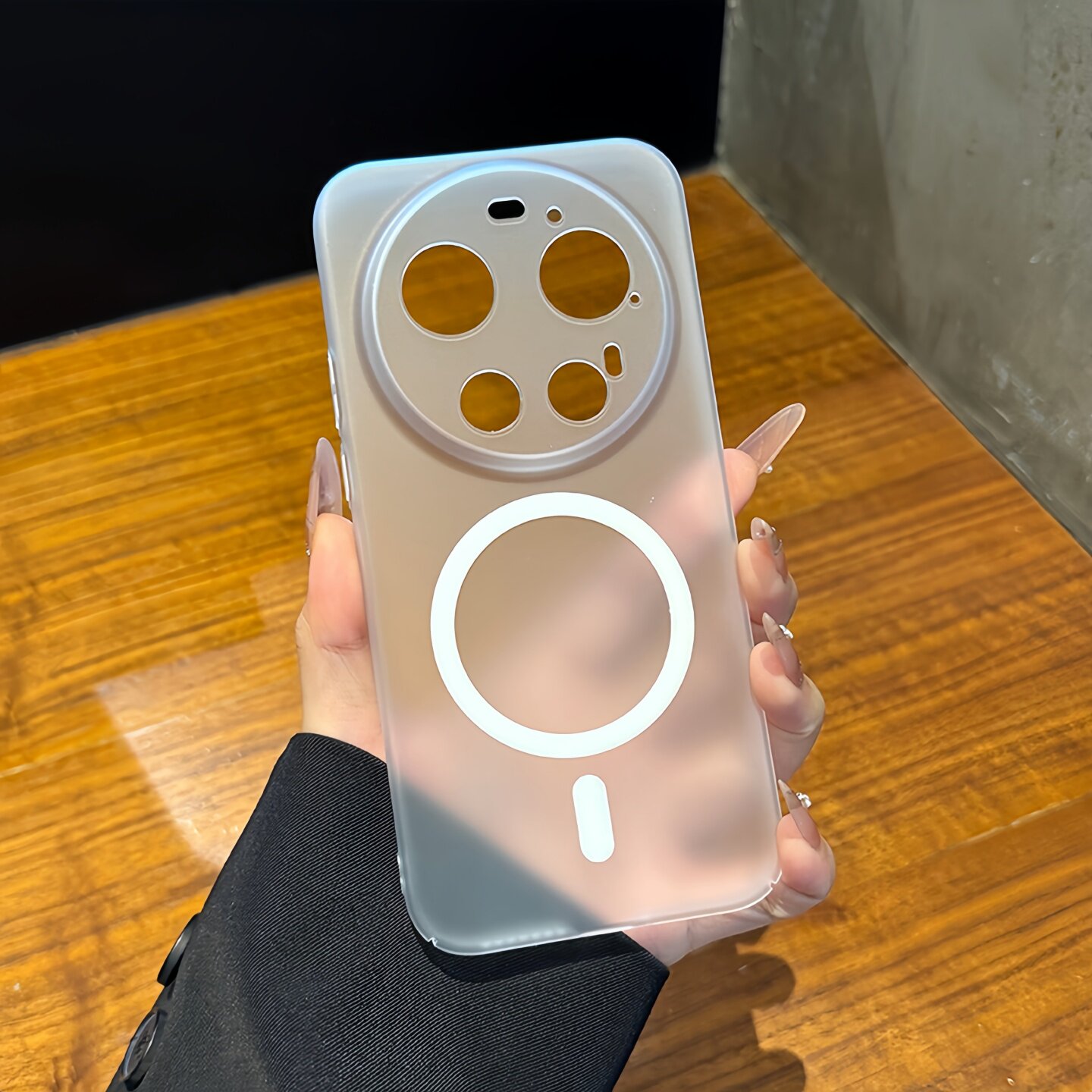 适用小米17ultra手机壳新款xiaomi17冰雾磁吸硬壳15spro精孔镜头14全包防摔保护套红米K90半透明磨砂防指纹