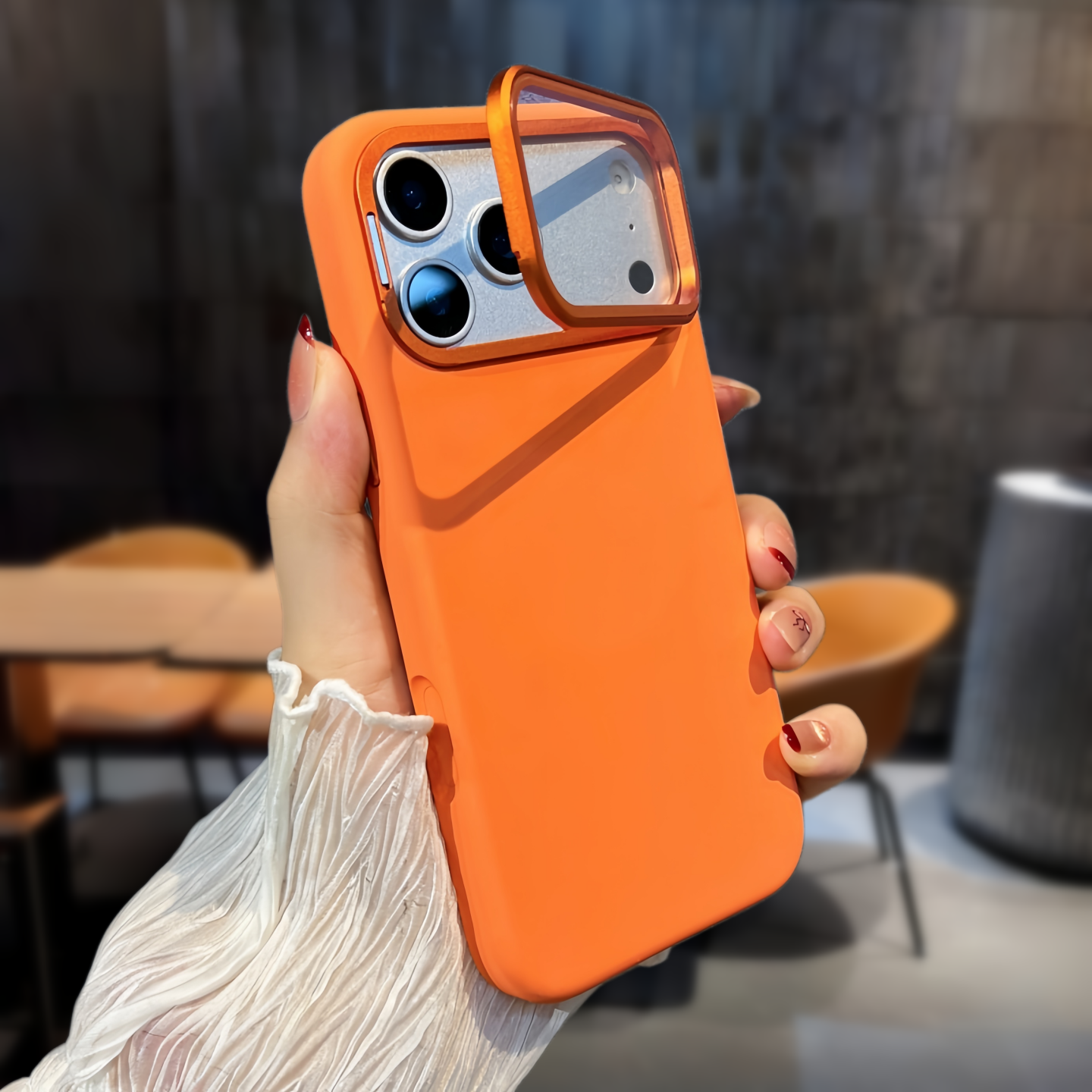 适用苹果17promax手机壳新款iPhone17pro护镜支架液态硅胶磁吸软壳16pm带Ai相机按键16pro镜头全包防摔保护套