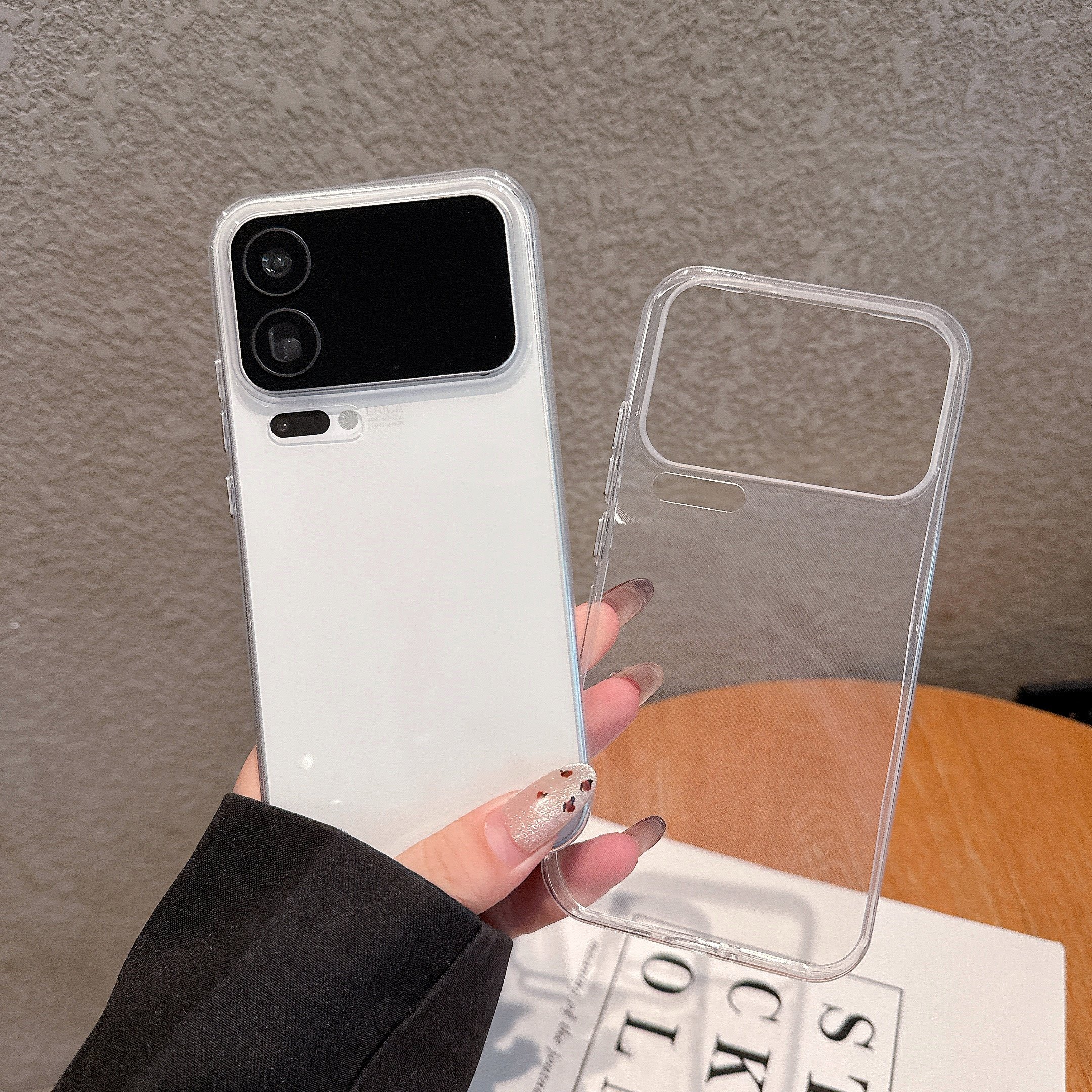 适用小米17promax手机壳新款超薄透明保护套xioaomi17pro高级感15pro透黑15全包防摔软壳电镀按键不易黄女款