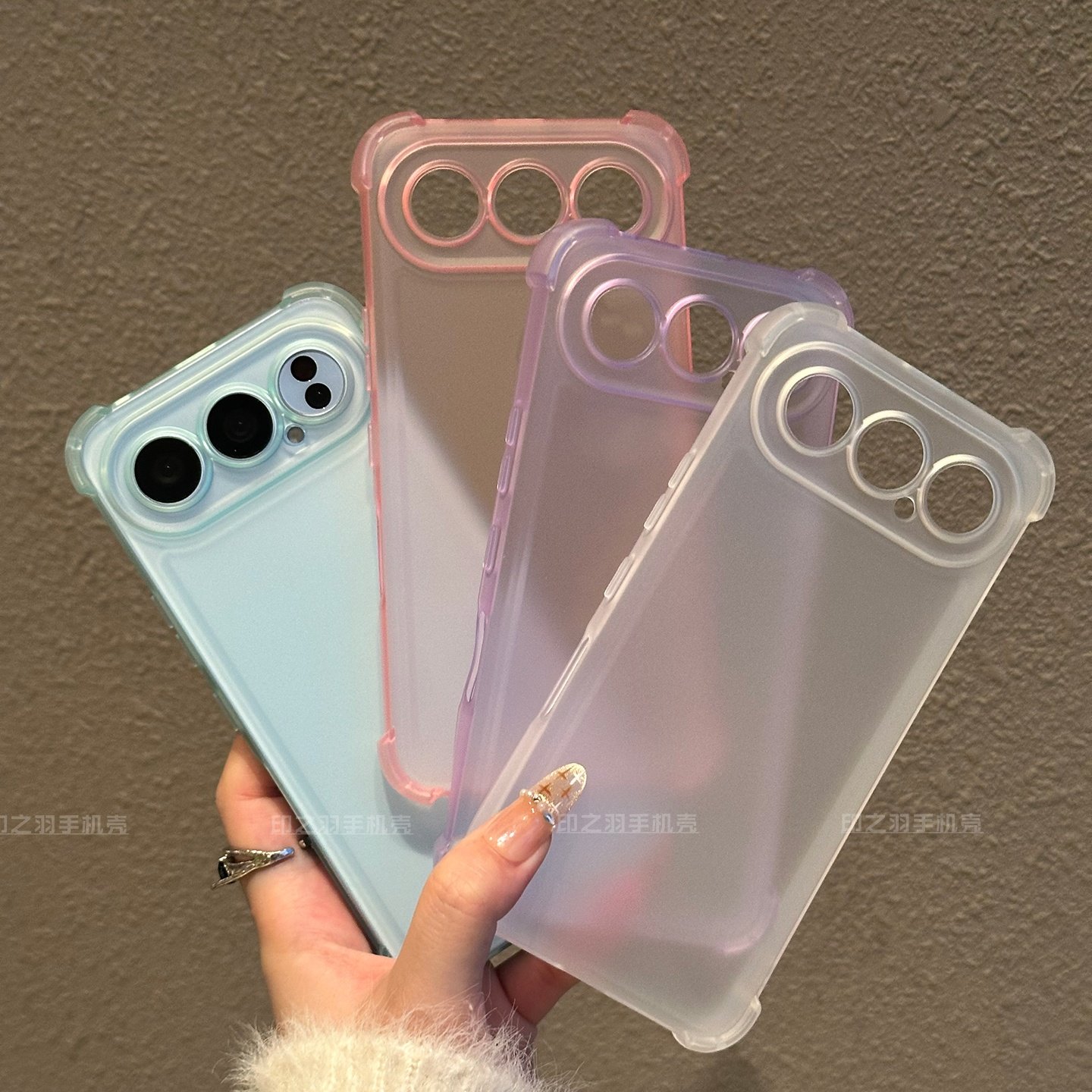 适用荣耀500手机壳新款半透明四角气囊500pro镜头全包防摔保护套400高级感300pro冰雾磨砂防指纹200硅胶软壳