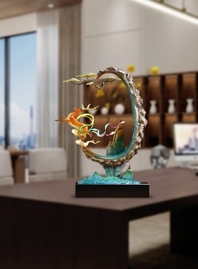 速发一路攀升铜鹿摆件招财客厅玄关办公室装饰品乔迁新居开业礼品