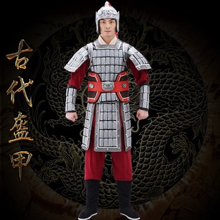 速发古代三国将军帅甲战袍铠服演出甲岳飞元 盔成人影视剧摄影盔甲