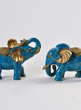 速发铜招财如意铜礼摆件开业乔迁节日厅品家居客象办公室工艺品摆