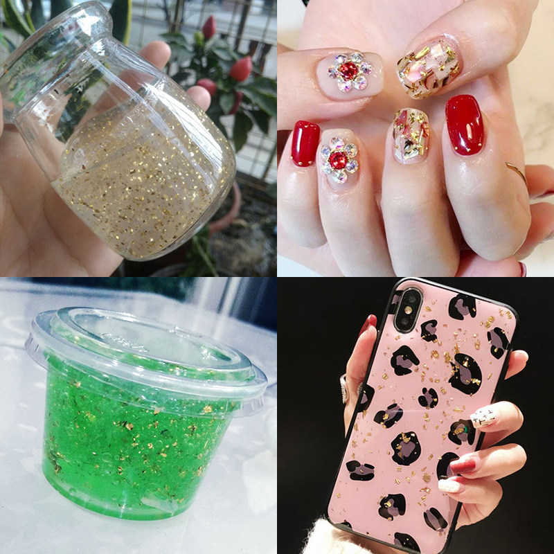 速发金箔纸水晶泥金箔银箔纸手工制作滴胶手机壳金铂纸 多地包邮
