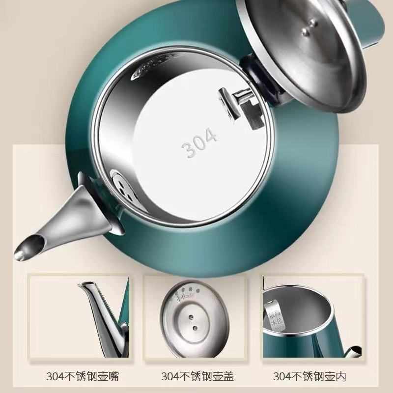 电热壶家用开水壶全自动断电防烫水壶304不锈钢宿舍烧水壶大容