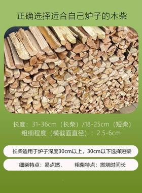 柴火木柴外露营篝干木柴壁炉VDY烧火耐家烧木头农灶木材户原木劈