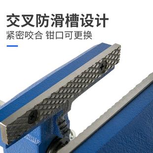 大工重型钢万制台虎钳业级球铁槽钢精密MDS向象台虎夹钳