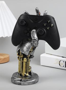 欧美创意赛博朋克机械手 Xbox switch机架树脂工艺品摆件手柄支架