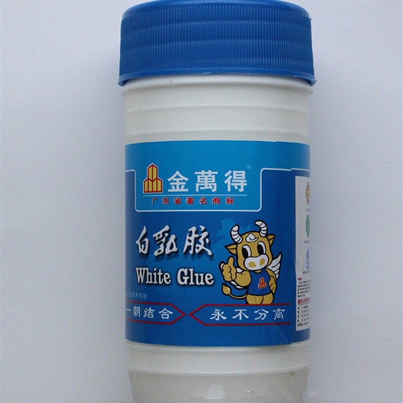白乳胶乳白胶大瓶木工胶手工diy胶木头木板地板家具专用强力胶水