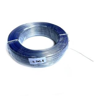 镀锌铁丝包塑捆绑带0.7铁芯扎线透明塑料包胶细铁丝扎丝扎带1.5mm