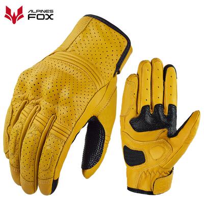 外ERG-06贸摩车骑行皮质手套托男款赛缓冲女机车复车古骑士手套