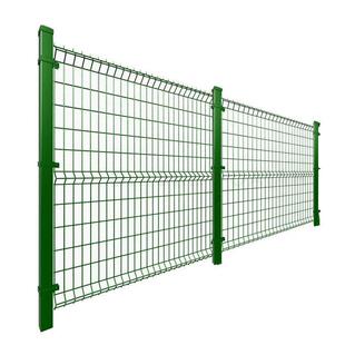 外贸热销三角折弯护栏网配件规格齐全桃型柱护栏网铁丝网厂家优惠