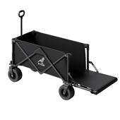 露营小推车可折叠户外聚拢收纳后开野餐车拉杆营地车回弹拖车野营