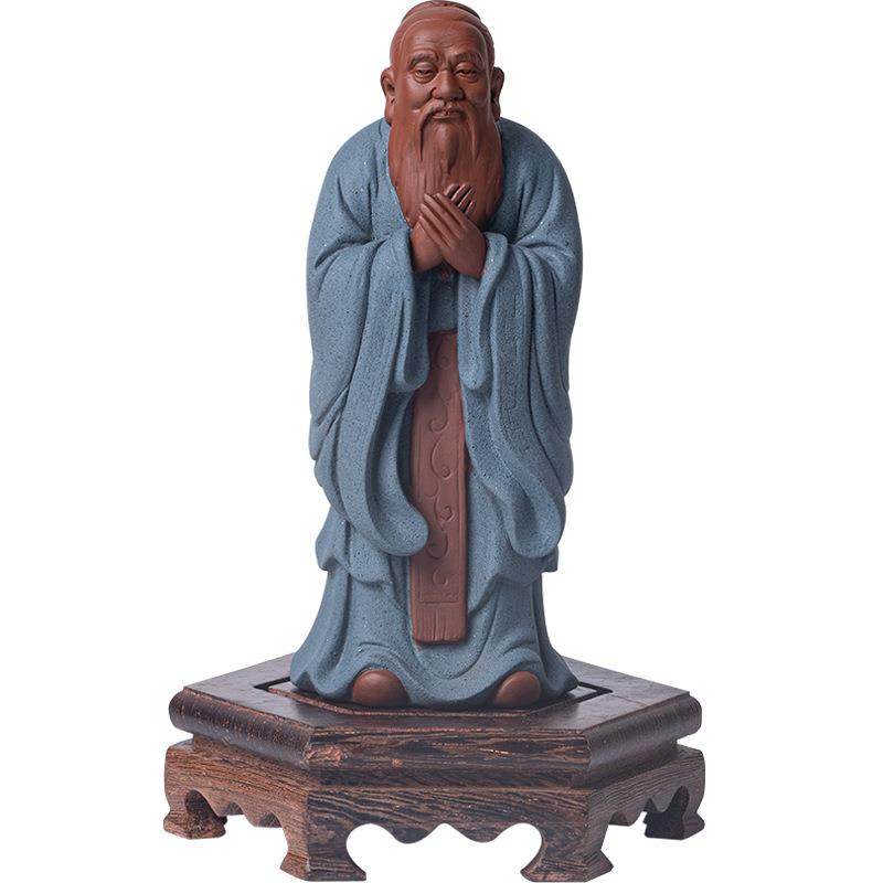 中式陶瓷孔夫子国学圣人历史人物雕像客厅书房禅意工艺品孔子摆件,橡塑材料及制品,工业陶瓷,淘宝优惠券,粉丝福利购,淘宝优惠卷